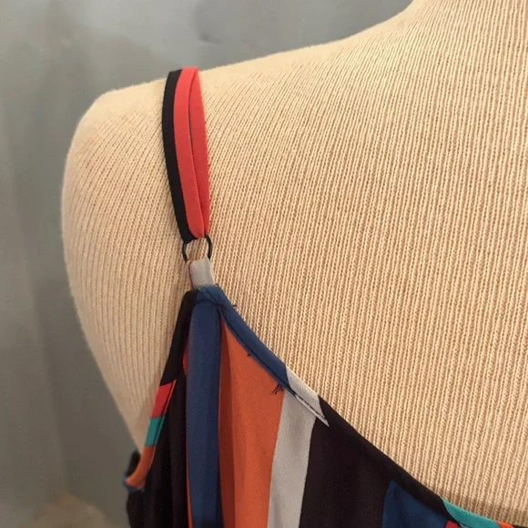 Torrid Multicolor Striped Midi Dress - Picture 4 of 5